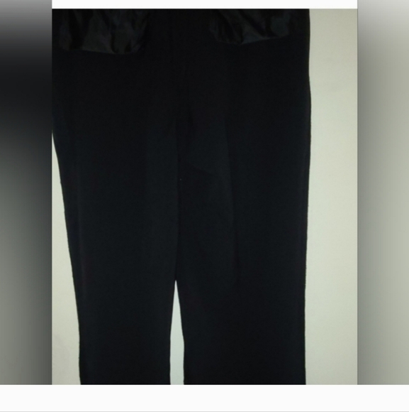 NWT Calvin Klein Classic Fit Trouser Leg Stretch Luxe, Size:10, Color: Black - Picture 11 of 12